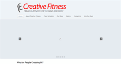 Desktop Screenshot of creativefitnesspgh.com